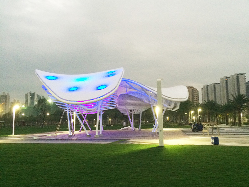 景觀張拉膜的加工制作流程