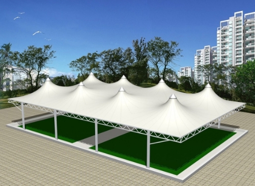 小區(qū)安裝膜結(jié)構(gòu)看臺要注意什么？